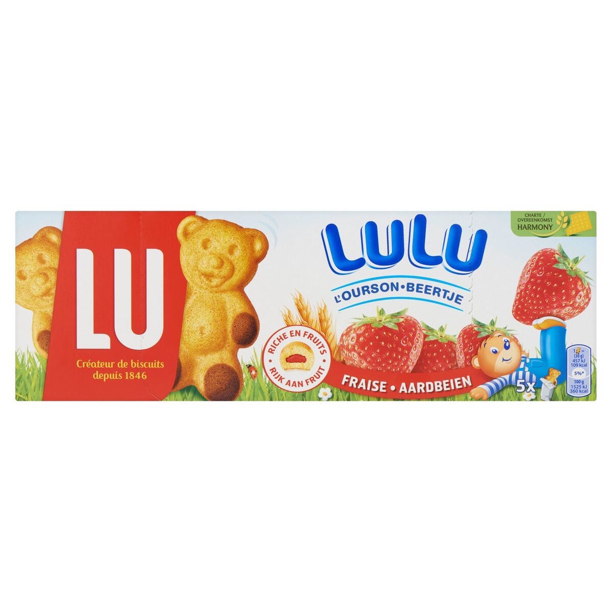 Lu Aarbei Koekjes Beertjes