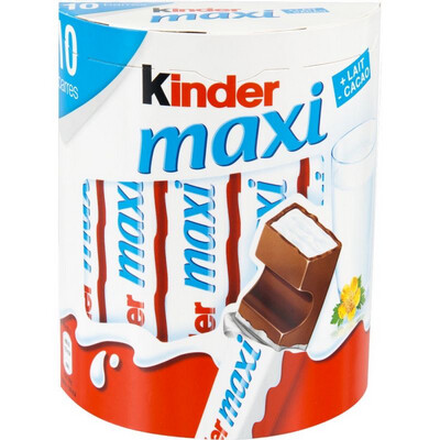 Kinder Maxi Reep Chocolade (10pack)