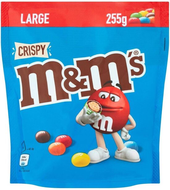 M&amp;M’s Crispy Pouch (ShareSize)