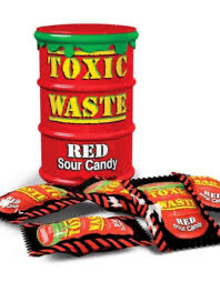 Toxic Waste Drum (Red Sour Candy)