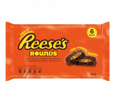 Reese’s Rounds ( Chocolate Biscuits Stuffed With Peanut &amp; Milk Coated)