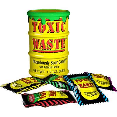 Toxic Waste Drum (Hazardously Sour Candy)