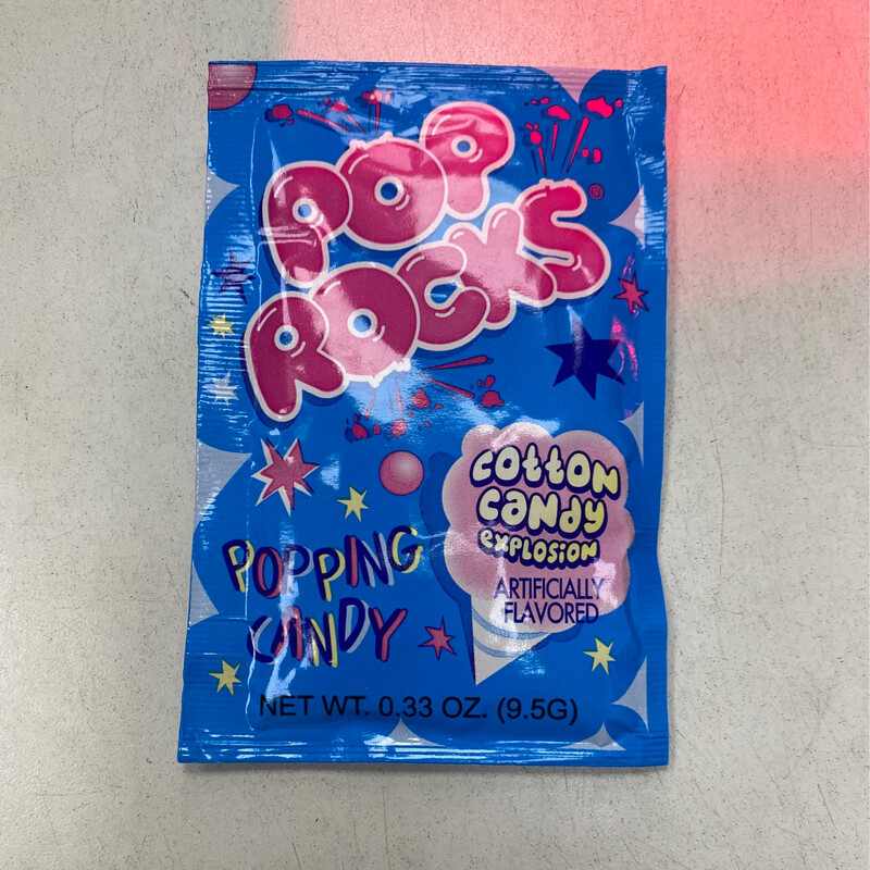 Pop Rocks (cotton candy)