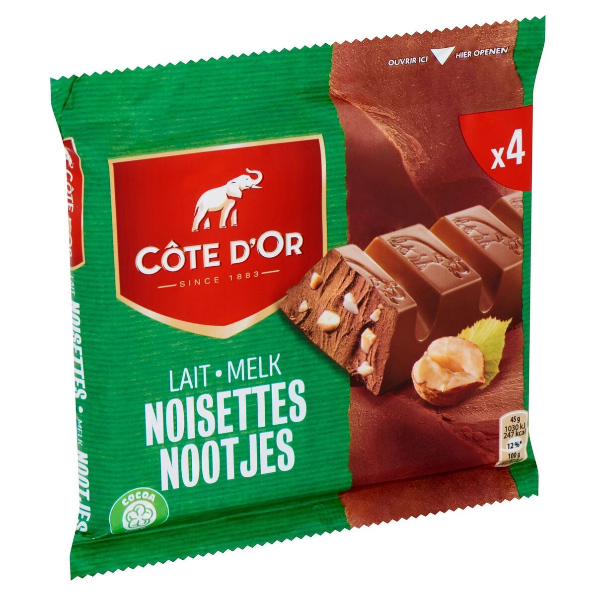 CÔTE D’OR (Melk Chocolade Met Nootjes)