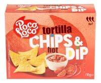 Poco Loco Tortilla Chips&amp;hotdip