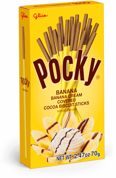 Pocky Banana Pudding Flavor