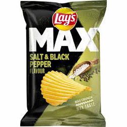 LAYS MAX CHIPS SALT&amp;PEPPER (Pocket)