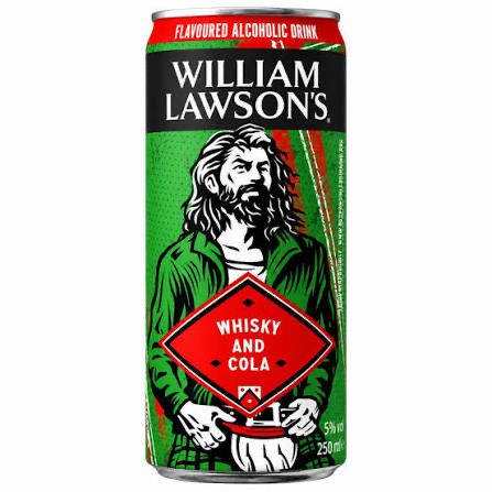 WILLIAM LAWSONS WHISKY COLA 25CL WILLIAM LAWSONS WHISKY COLA 25CL
