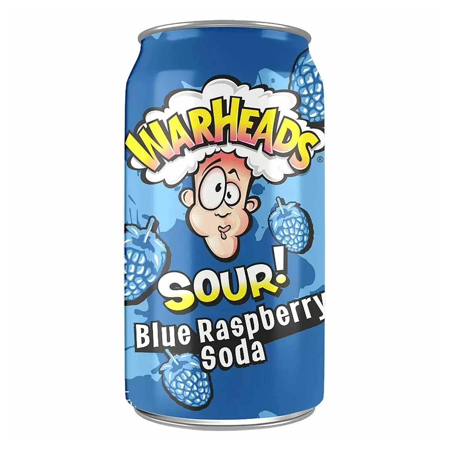 Warheads Sour Blue Raspberry Soda