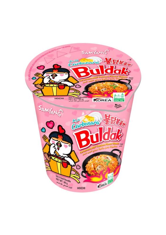Buldak Chicken Ramen Cup (CARBONARA) Buldak Chicken Ramen Cup (CARBONARA)