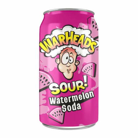 Warheads Sour Watermelon Soda Warheads Sour Watermelon Soda