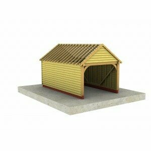 1 Bay Garage with Gable roof