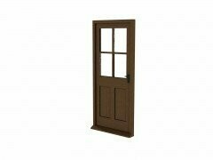Glazed Door with Frame + threshold