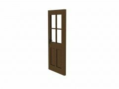 Glazed Door with Frame , no threshold