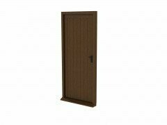 Solid Single Door with Frame + threshold