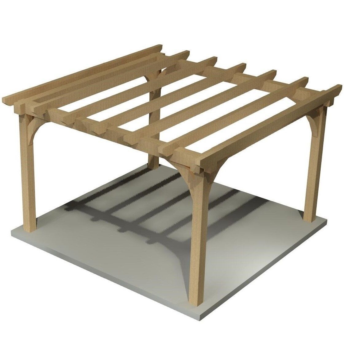 Square Pergola 3500mm x 3500mm