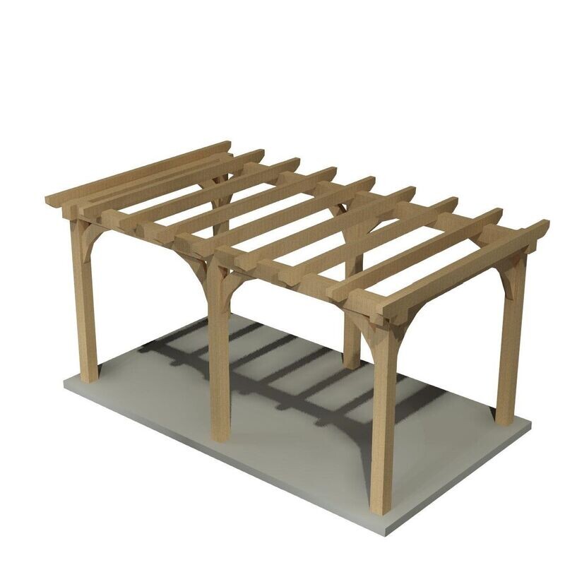 Rectangular Pergola 2500mm x 4500mm