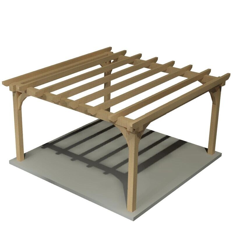 Square Pergola 4000mm x 4000mm