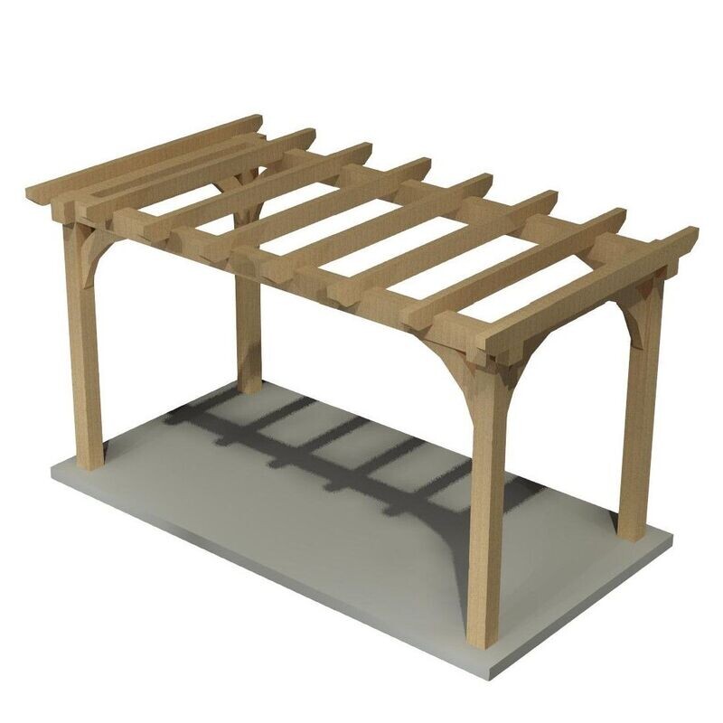 Rectangular Pergola 2000mm x 4000mm