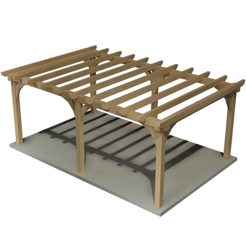 Rectangular Pergola 3500mm x 5500mm