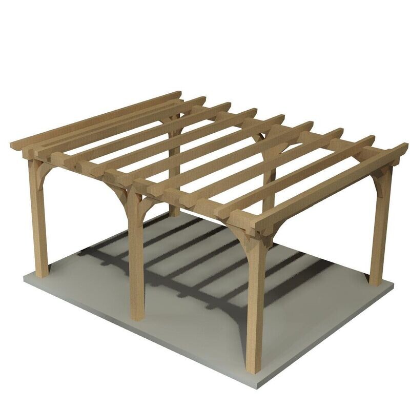 Rectangular Pergola 3500mm x 4500mm