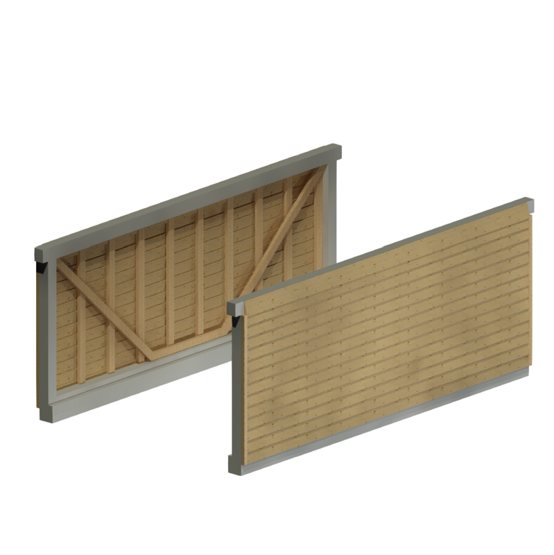 Full-depth partition wall to eaves height - for all building types