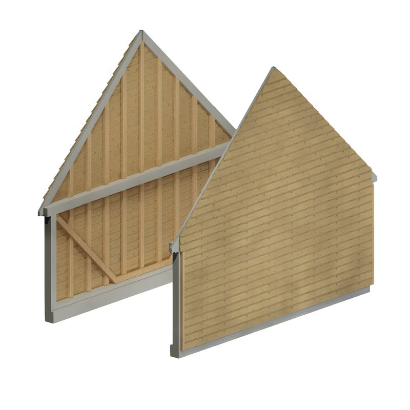 Full-depth partition wall to ridge height - for all building types