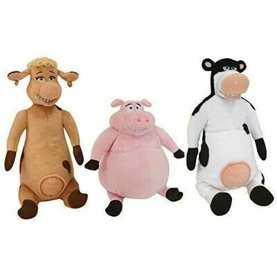 3 knuffels &quot;la ferme en folie&quot; Jemini