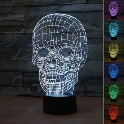 3D licht verschillende vormen - geeft verschillende kleuren licht