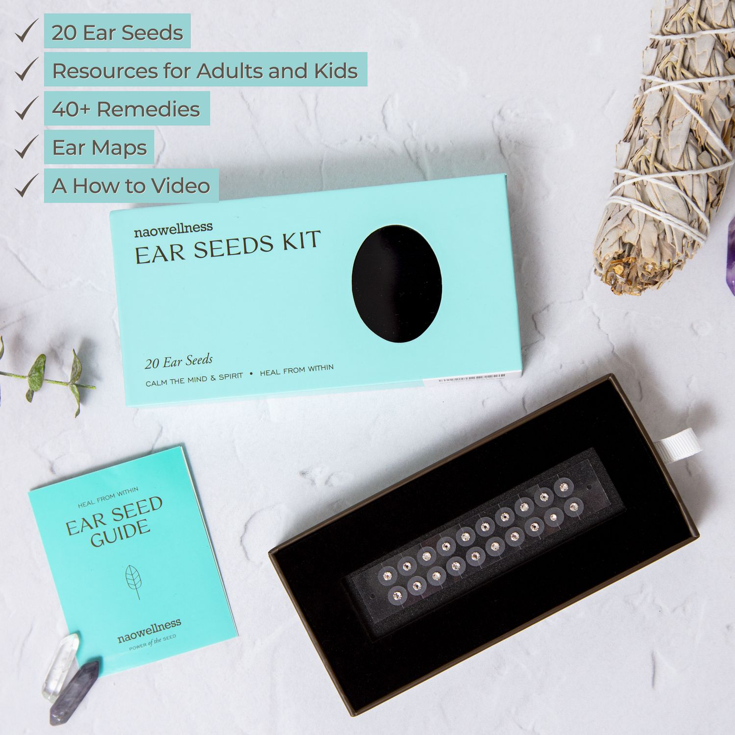 Swarovski Crystal Ear Seed Kit - New Packing