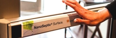 Nano Septic Self-sanitizing applications