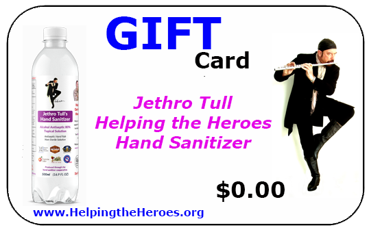 Jethro Tull Sanitizer Gift Card