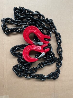 Spanketting met 2 klephaken - grade 80 Spanketting met 2 klephaken - grade 80