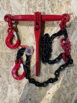 SET spanketting met 1 klephaak + Ratelspanner met inkort en klephaak - grade 80 uit 1 geheel ! SET spanketting met 1 klephaak + Ratelspanner met inkort en klephaak - grade 80 uit 1 geheel !
