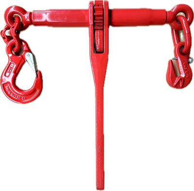 Ratel ladingspanner met inkort en klep haak