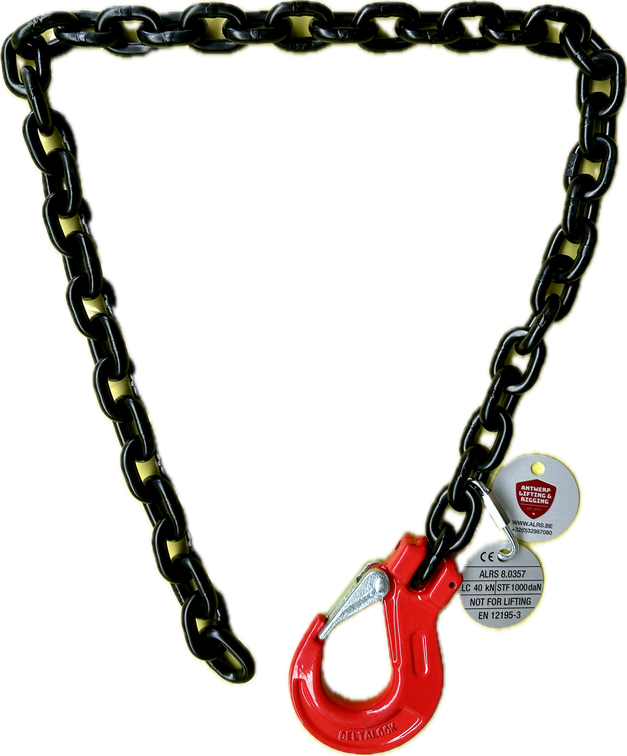 Spanketting met  1 klephaak Spanketting met  1 klephaak