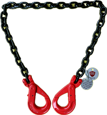 Spanketting met 2 veiligheidshaken Spanketting met 2 veiligheidshaken