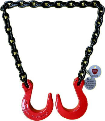 Spanketting met 2 gieterijhaken Spanketting met 2 gieterijhaken