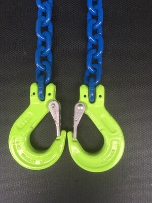 2 Sprong met klephaken en inkorthaken - grade 100