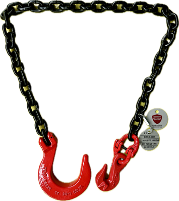 Spanketting met gieterijhaak en inkorthaak Spanketting met gieterijhaak en inkorthaak