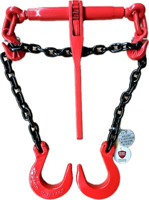 SET spanketting met 2 gieterijhaken + Ratelspanner