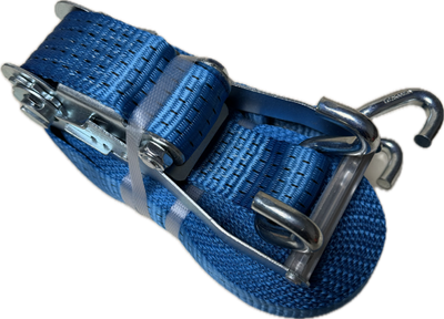 Spanband open haken 2-delig met ratel 2.500/5000daN Spanband open haken 2-delig met ratel 2.500/5000daN