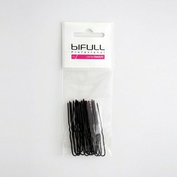 HORQUILLAS INVISIBLES NEGRAS 55MM BOLSA 20 UNDS
