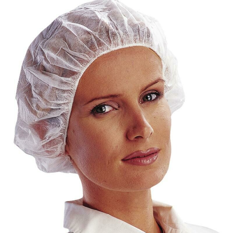 GORRO PLUMA EN TNT TRANSPIRABLE 100UNI