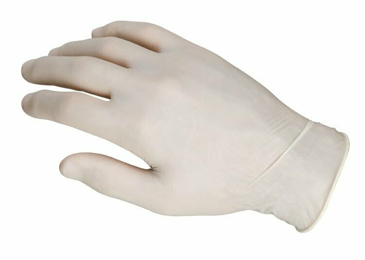 USO PROFESIONAL GUANTE LATEX  CON POLVO 50 PARES