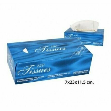 CAJA PAÑUELOS TISSUES 150 UNI