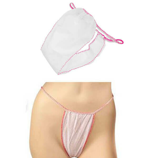 TANGAS DESECHABLES MUJER 100 UNIDADES