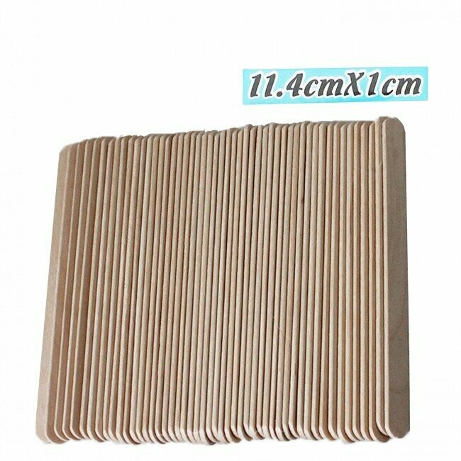 USO PROFESIONAL ESPÁTULA  DEPRESORES MADERA FACIAL 100UNI