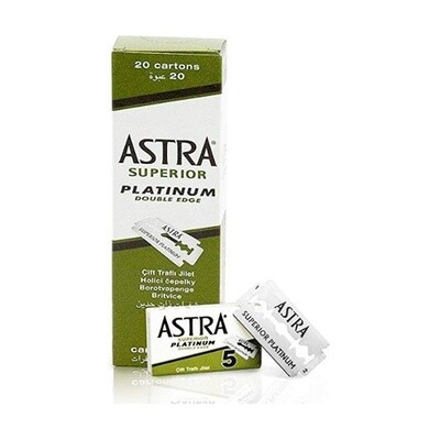 ASTRA CUCHILLAS PLATINUM 100 BLADES