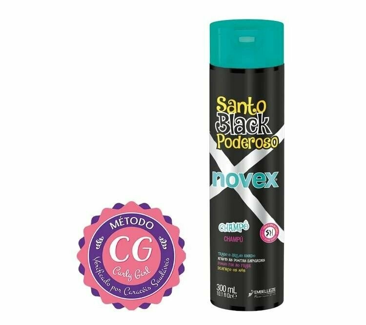 NOVEX CHAMPU SANTO BLACK PODEROSO 300ML